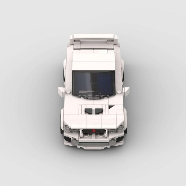 336PCS White Sports Car Toy Building Set,Speed Champion Building Blocks,DIY Vehicles For Adults,Teens And Kids - Image 3