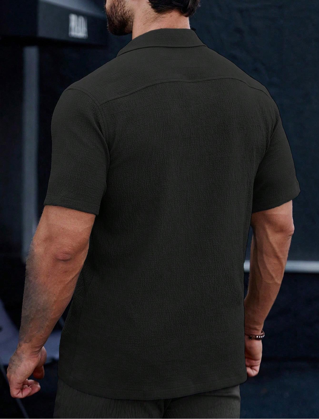 Mens Breathable Wrinkle-Resistant Versatile Semi-Formal Shirt - Image 12