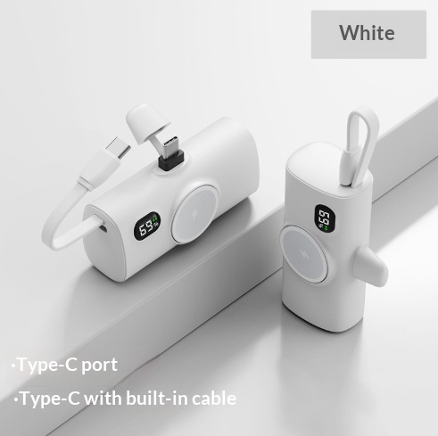 Wireless Magnetic Watch Power Bank With Built-in Cable - Image 8