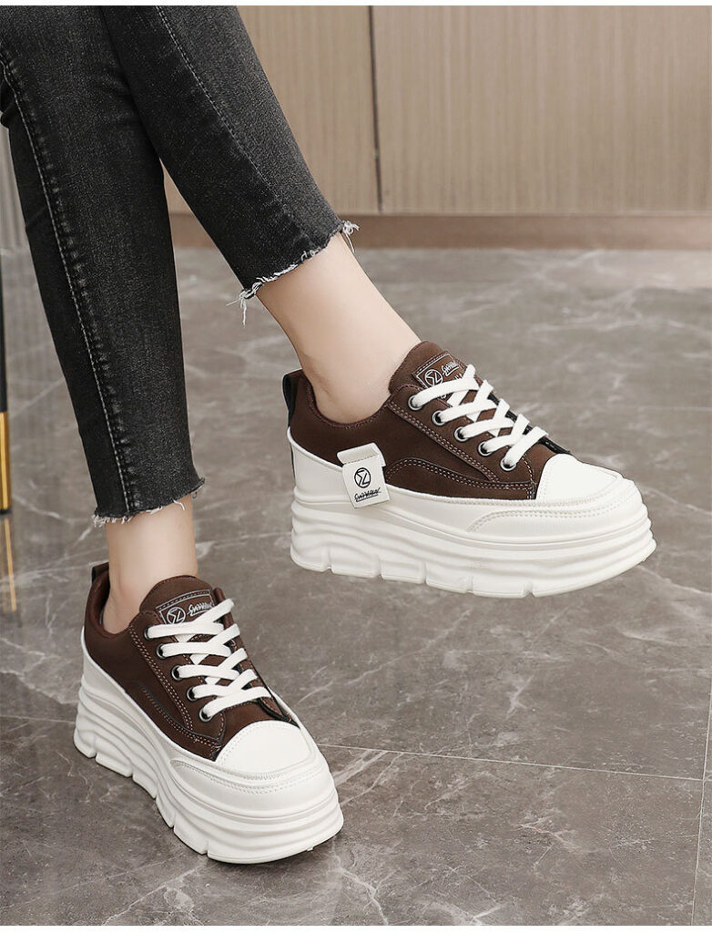 Women's Hidden-Heel Thick-Soled Durable All-Match Breathable Sneakers