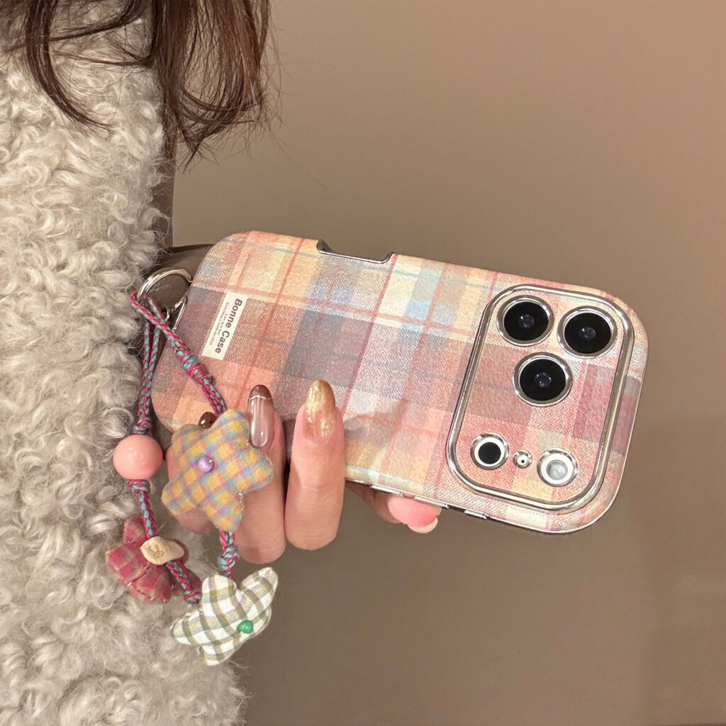 Fabric-Star Electroplated Shatter-Resistant Phone Case