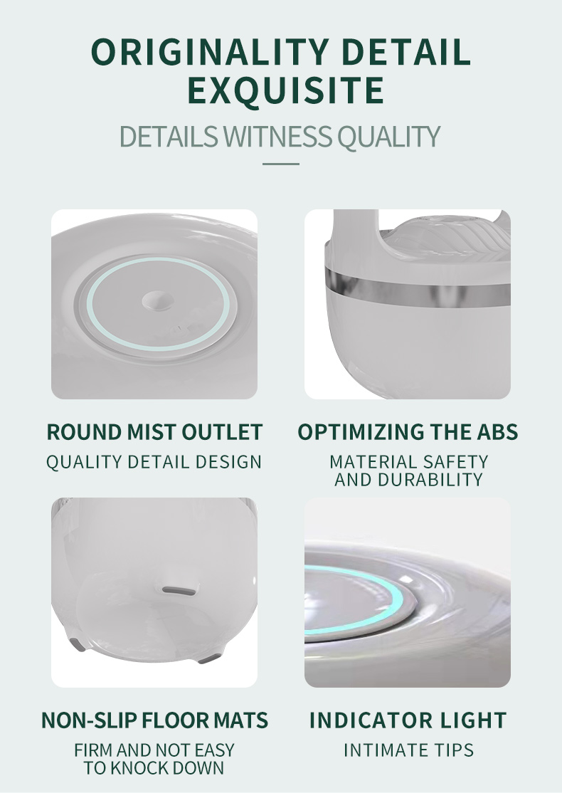 Anti Gravity Humidifier Water Drop Backflow Aromatherapy Machine Large Capacity Office Bedroom Quiet Heavy Fog Household Sprayer - Image 13