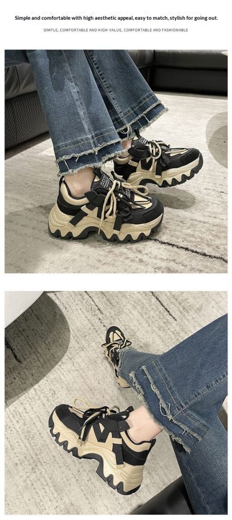 Women's Fashionable All-match Chunky-soled Sneakers