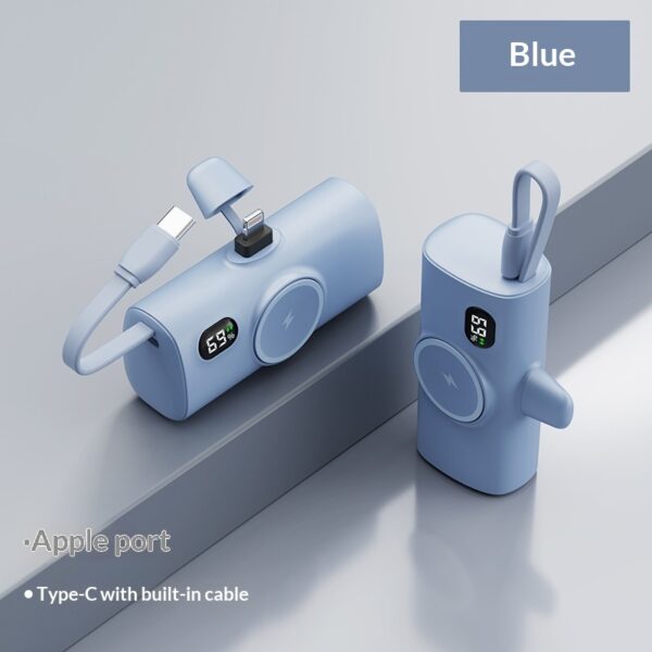 Wireless Magnetic Watch Power Bank With Built-in Cable - Image 10