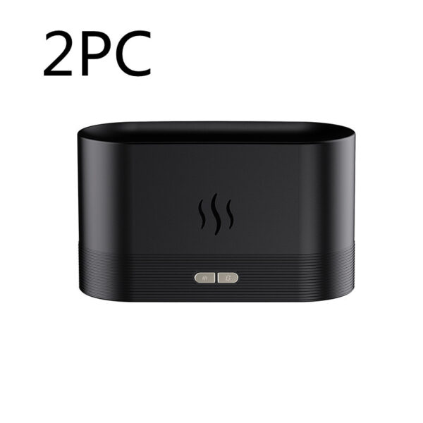Aroma Diffuser With Flame Light Mist Humidifier Aromatherapy Diffuser With Waterless Auto-Off Protection For Spa Home Yoga Office - Image 23