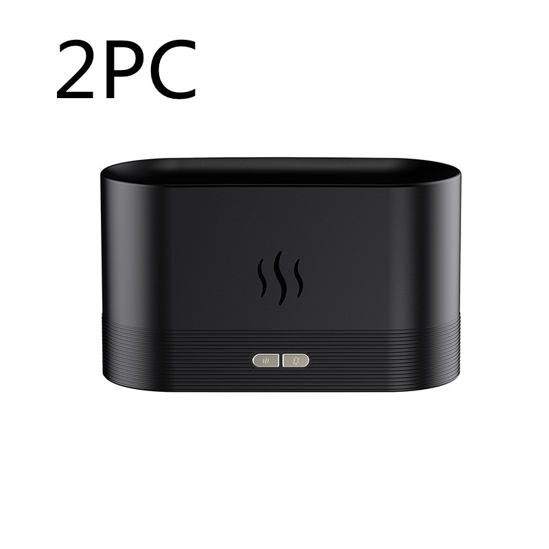 Aroma Diffuser With Flame Light Mist Humidifier Aromatherapy Diffuser With Waterless Auto-Off Protection For Spa Home Yoga Office - Image 23