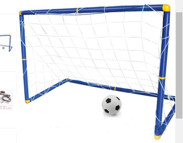 Folding Mini Football Soccer Ball Goal Post Net - Image 12