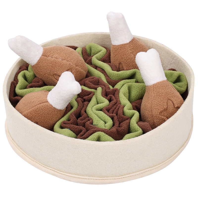 Dog Relieving Chicken Leg Bucket Sniff Toys - Image 9