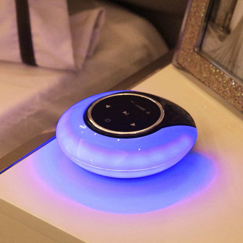 Creative Bluetooth Subwoofer Stereo Speaker LED Desk Lamp Stepless Dimming Folding Touch Atmosphere Night Light - Image 26