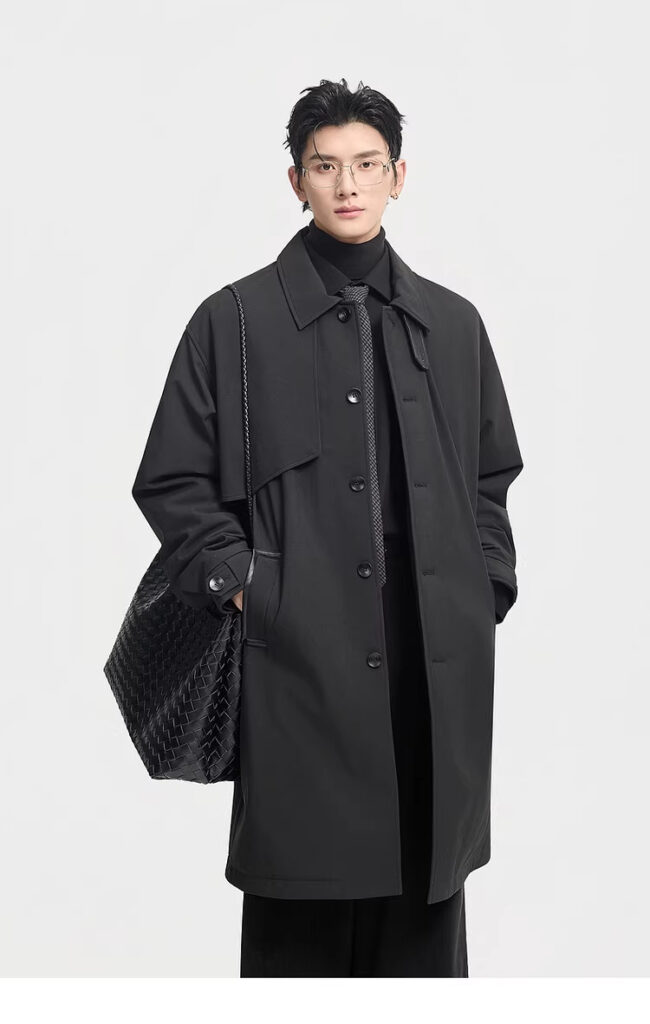 Men's Mid-Length Down Jacket For Winter