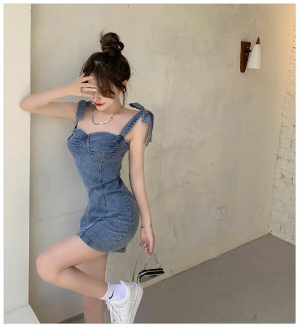 Hong Kong-style Retro Sexy Tube Top Slip Dress - Image 15