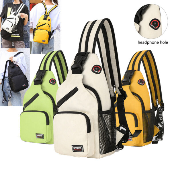 Hot Sports Chest Bags Women Backpack Multifunctional Shoulder Bag - Image 1