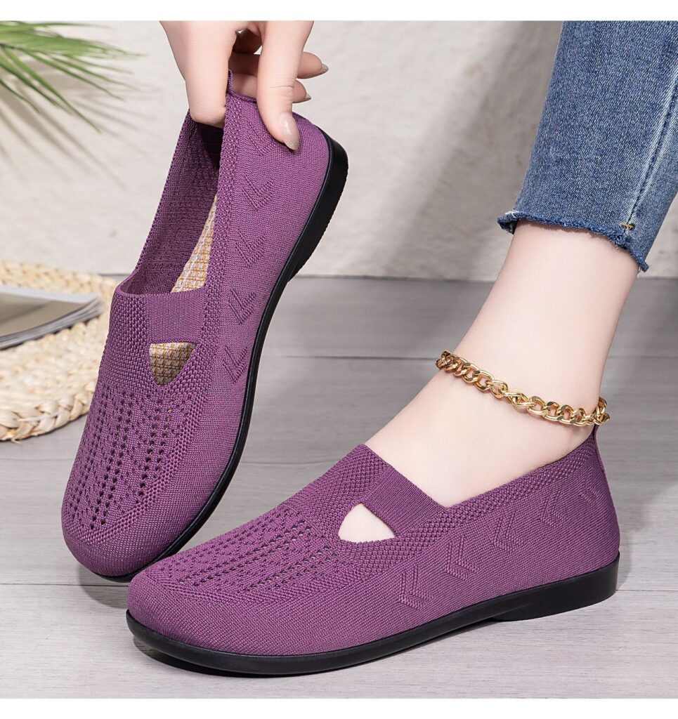 Fashionable Versatile Slip-on Old Beijing Cloth Shoes