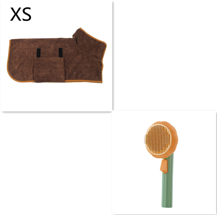 New Pet Cat Brush Hot Selling Hand-held Steel Wire Self-cleaning Comb Looper For Hair Removal - Image 31