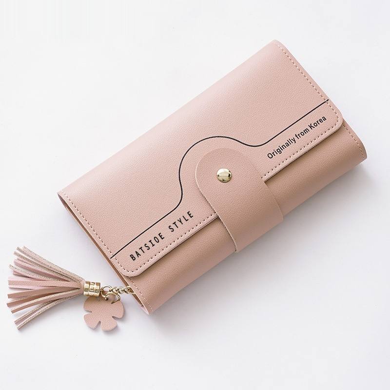 Geometric Letter Buckle Clutch Bag With Tassel And Petal Design For Young Women - Image 3