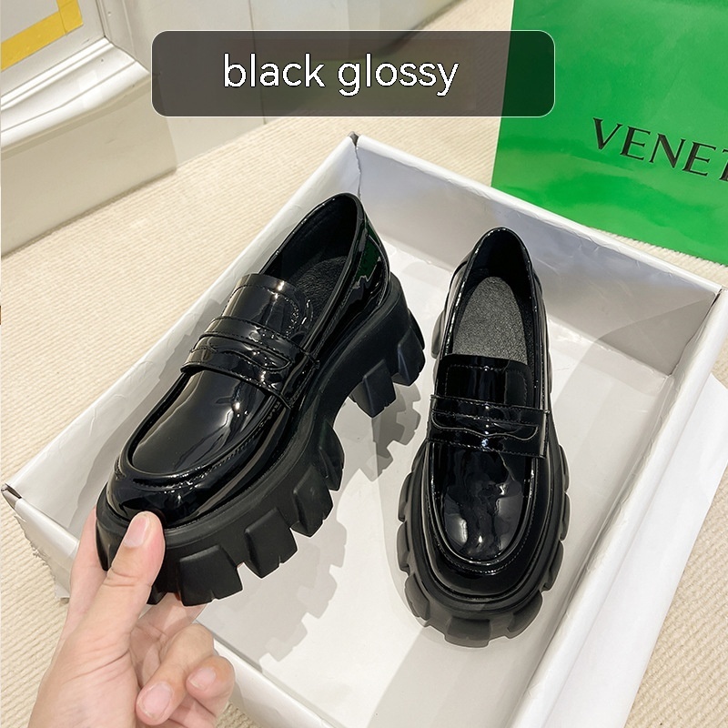 British Style Wide Fat Foot Loafers - Image 20