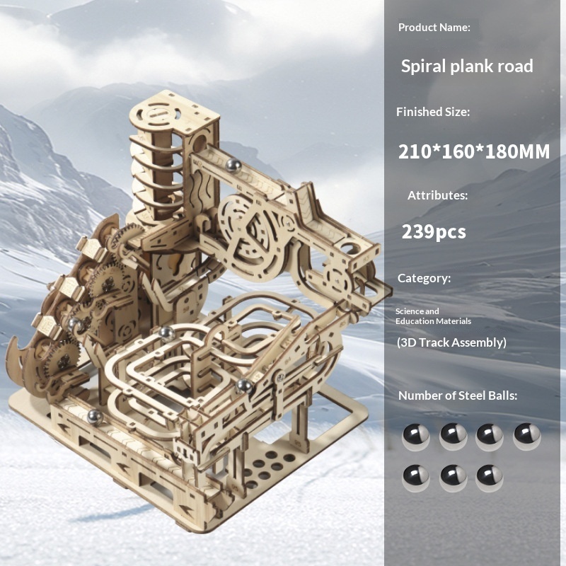 Mechanical 3D Puzzle DIY Handmade Assembly Educational Toy - Image 6