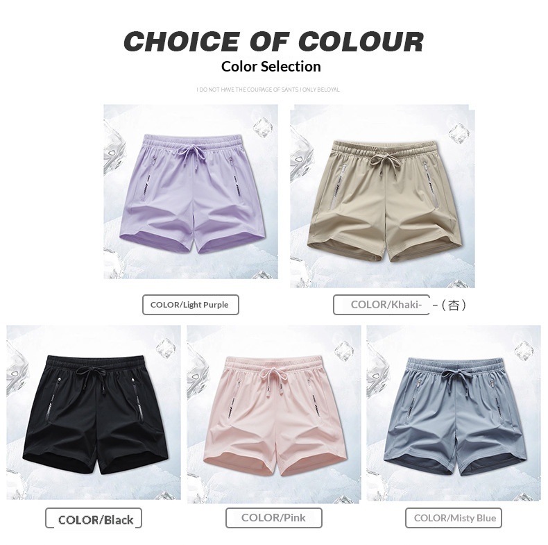 Quick-drying Loose-fitting Mens Sporty Casual Pants Thin Ice Silk Fabric - Image 19