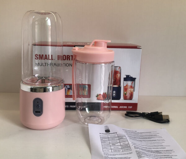6blade Portable Blender Mini Juicer Cup Extractor Smoothie USB Charging Fruit Squeezer Blender Food Mixer Ice Crusher Portable Juicer Machine - Image 30