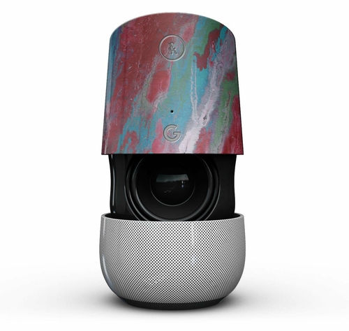 Abstract Wet Paint Red and Blue - Full-Body Skin Kit for the Google - Image 2