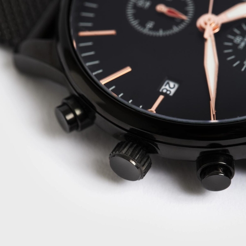 Men's Steel Mesh-Belt Watch - Image 5