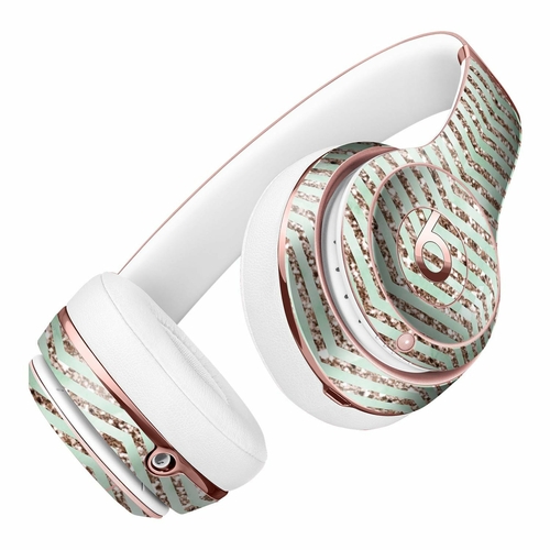 Brown and Green Glimmer Chevron Full-Body Skin Kit for the Beats by - Image 3