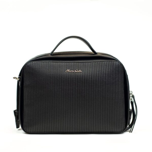 Maria Carla Woman's Fashion Luxury Leather Handbag, Smooth Leather Bag - Image 4