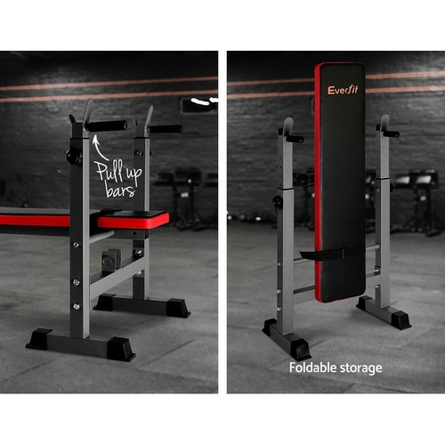 Everfit Weight Bench Squat Rack Bench Press Home Gym Equipment 200kg - Image 5