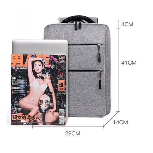 Business Man Backpack Waterproof Oxford Cloth Bag Multifunctional USB - Image 2