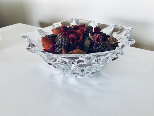 White Crystal Glass Bowl - Image 2