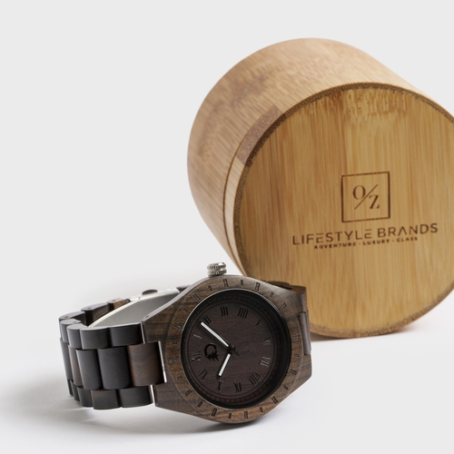 Men's Stylish Wood Watch - Image 6