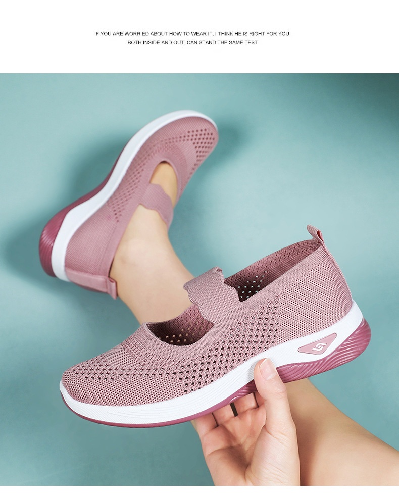 Mid-age And Elderly Mothers Lightweight Walking Shoes
