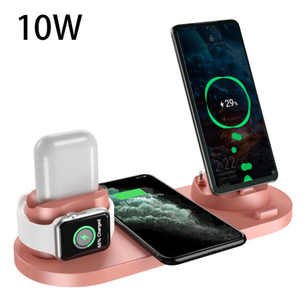 Wireless Charger For IPhone Fast Charger For Phone Fast Charging Pad For Phone Watch 6 In 1 Charging Dock Station - Image 13