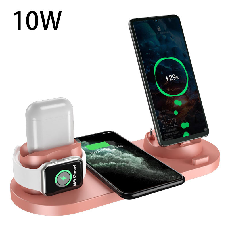 Wireless Charger For IPhone Fast Charger For Phone Fast Charging Pad For Phone Watch 6 In 1 Charging Dock Station - Image 13