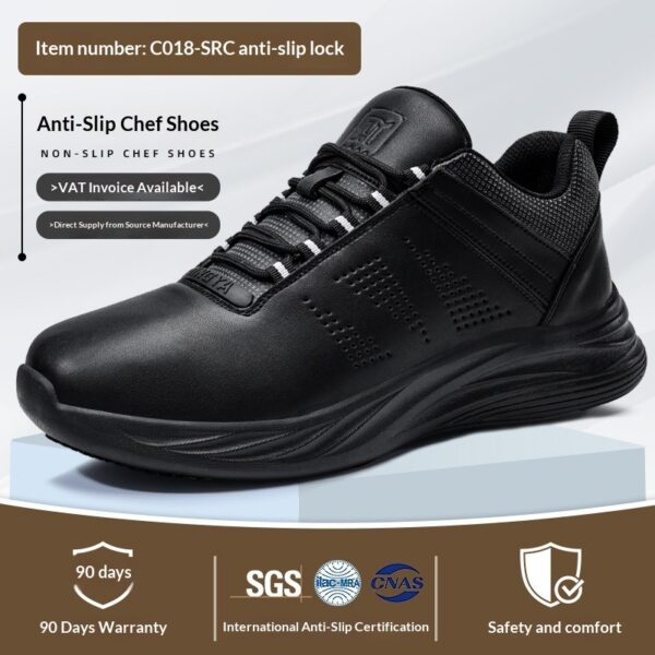 Spring Non-Slip, Oil-Resistant, Comfortable Chef Work Shoes - Image 2