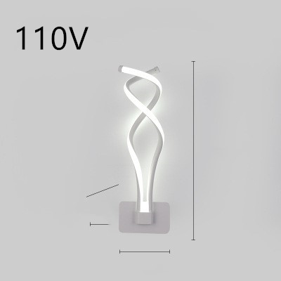 led wall lamp nordic minimalist bedroom bedside lamp - Image 37
