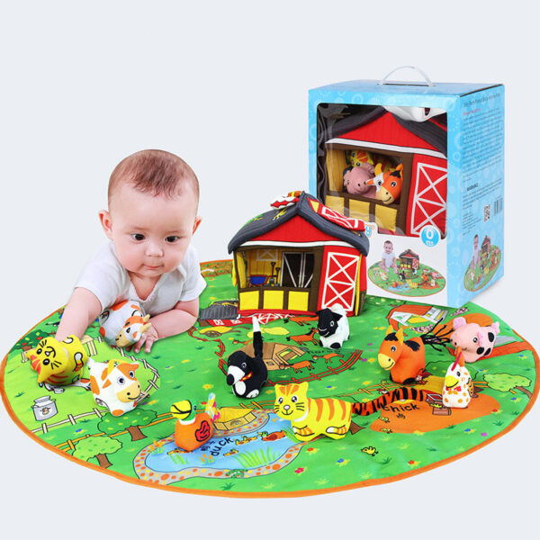 Baby Play Blanket Early Education Animal Toys - Image 10