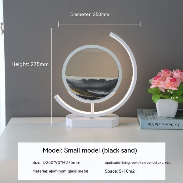 High-end Business Gifts Quicksand Painting 3D Living Room Decorations Lights Creative Lamp Led Lights - Image 12