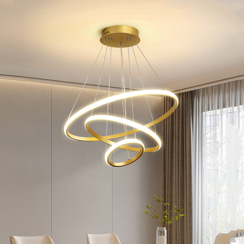 Living Room Chandelier Dining Room Lamp Intelligent Simple Household Chandelier - Image 1