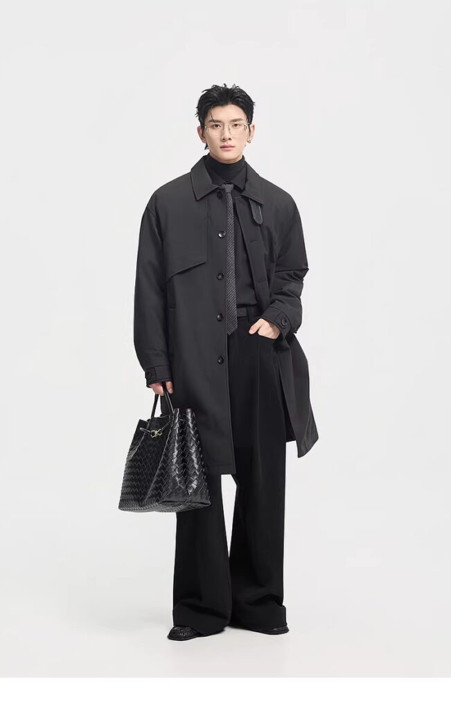 Men's Mid-Length Down Jacket For Winter