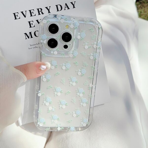 Fresh And Summery Blue Floral Phone Case - Image 36