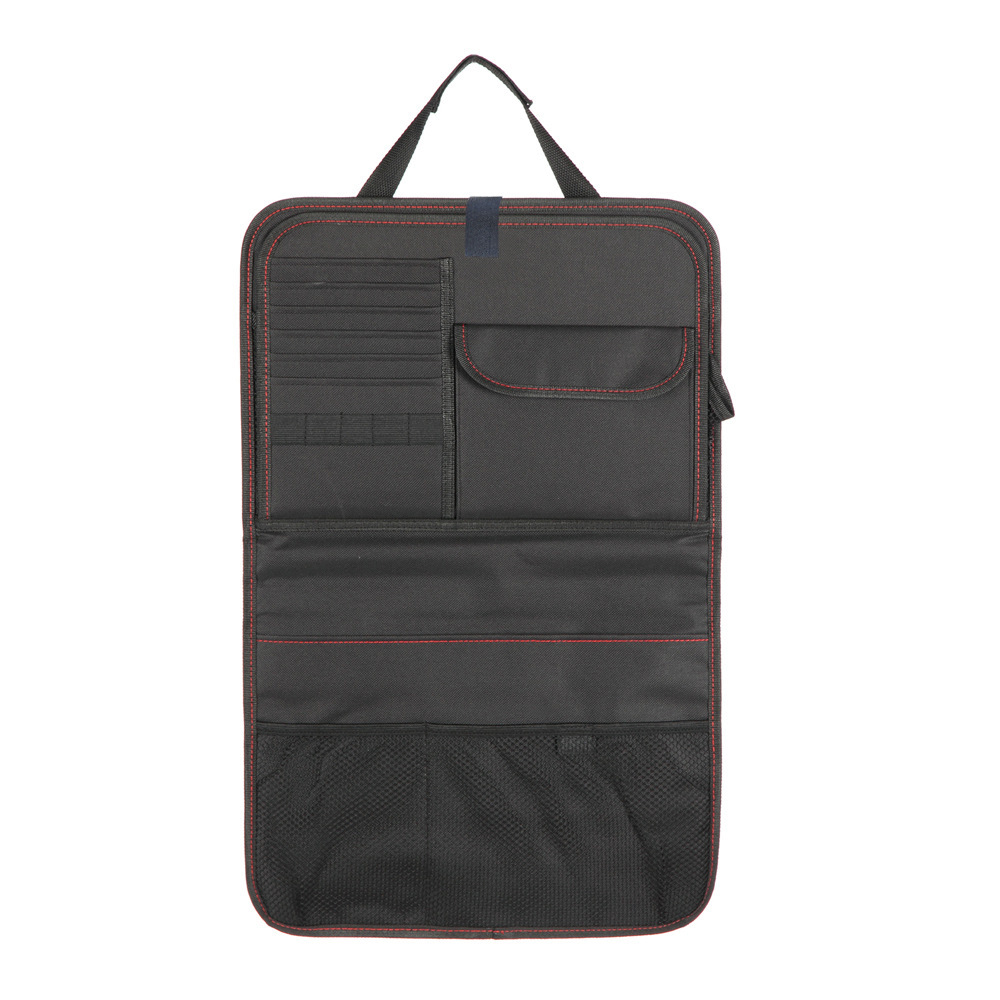 Car Seat Back Storage Bag Car Organizer Bag Foldable Dining Table Tray Travel Storage Bag Car Interior Accessories - Image 5