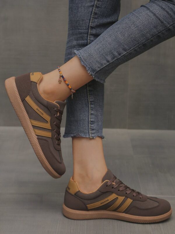 European And American-style Retro Color-Block Sneakers - Image 18