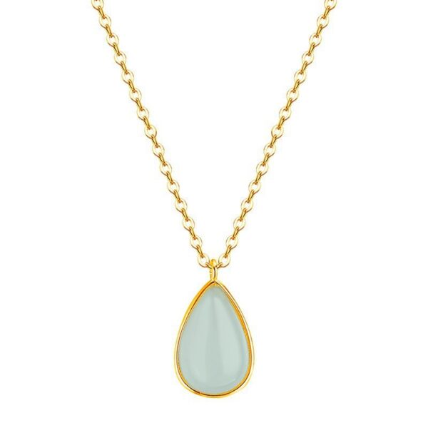 Dainty Water-drop Clavicle Necklace For Women - Image 4