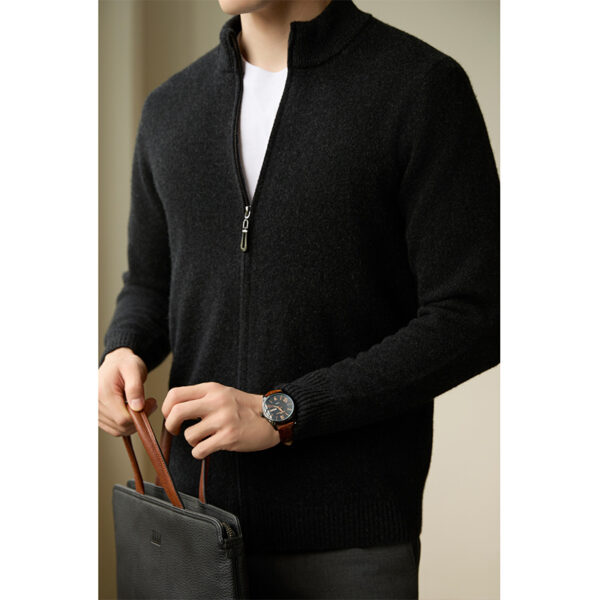Men's AutumnWinter New Business Knitted Casual Jacket - Image 6