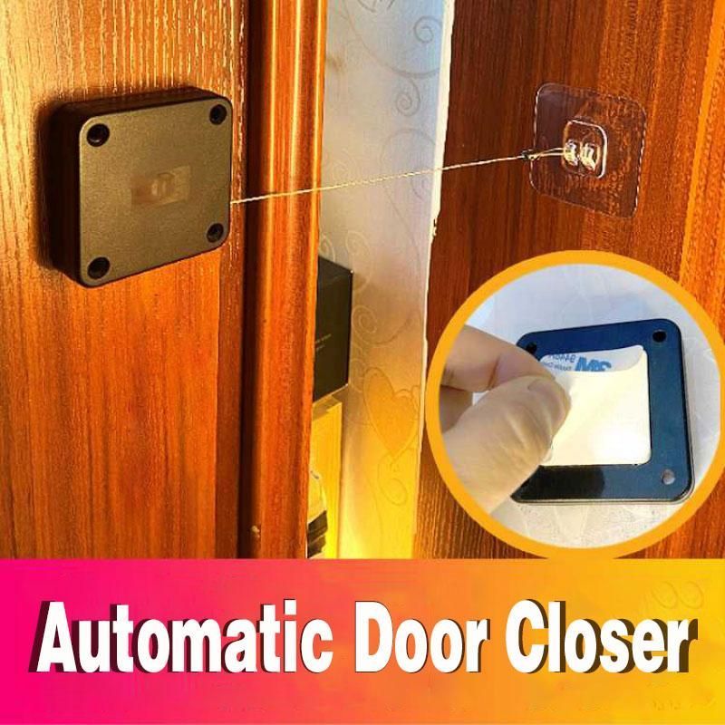 Automatic Door Closer Punch-Free Soft Close Door Closers For Sliding Door Glass Door 500g-1000g Tension Closing Device - Image 4