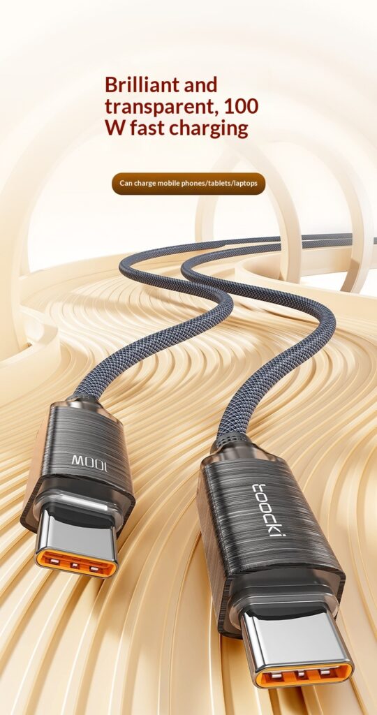 Transparent Fast-charging Data Cable