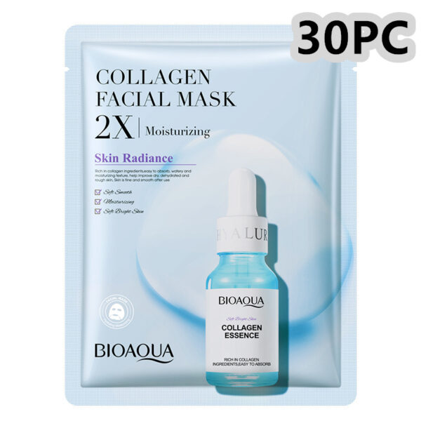 Collagen Face Mask Moisturizing Firming Face Sheet Mask Hyaluronic Acid Facial Masks Beauty Skin Care Gel Skin Care - Image 18