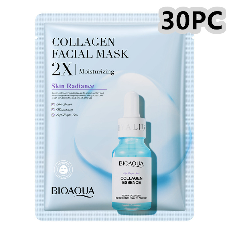 Collagen Face Mask Moisturizing Firming Face Sheet Mask Hyaluronic Acid Facial Masks Beauty Skin Care Gel Skin Care - Image 18