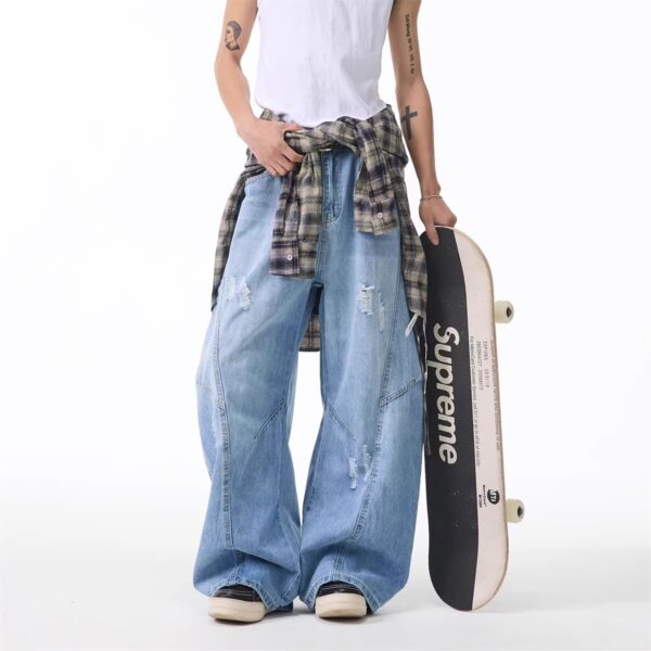American-style Tailored Bootcut Jeans, Womens And Mens, Springautumn Vintage - Image 13